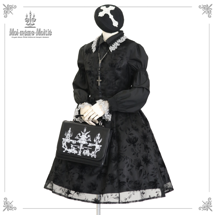 Cross Rose Gardenシャーリングスリーブブラウス | Moi-même-Moitié