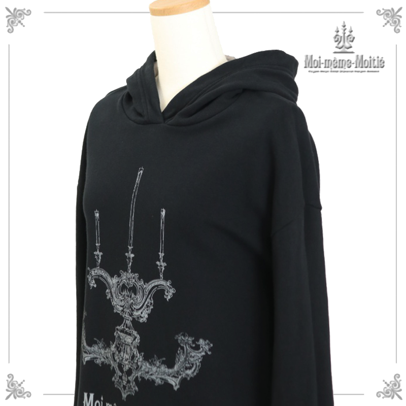 Candelabra Print Hoodie | Moi-même-Moitié | Wunderwelt Fleur