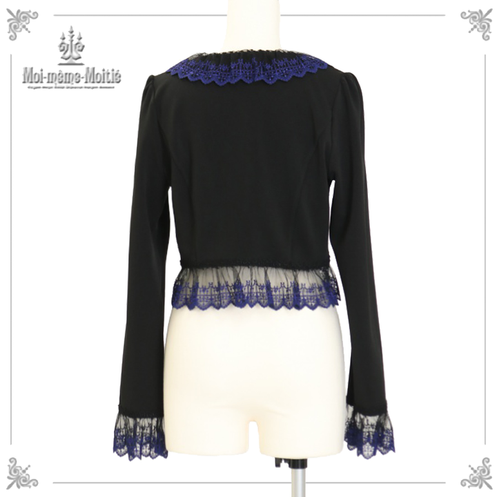 クロスアーチレースリボンオーバーニーソックス【Moi-meme-Moitie クロスアーチレースリボンオーバーニーソックス【Moi-meme-Moitie