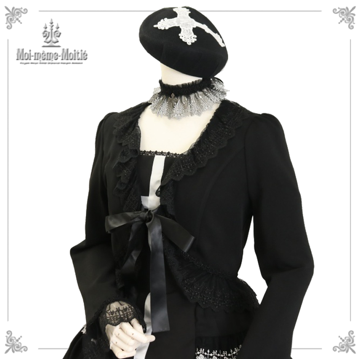 Cross Arch Lace Cutsew Bolero | Moi-même-Moitié | Wunderwelt Fleur Cross Arch Lace Cutsew Bolero | Moi-même-Moitié | Wunderwelt Fleur