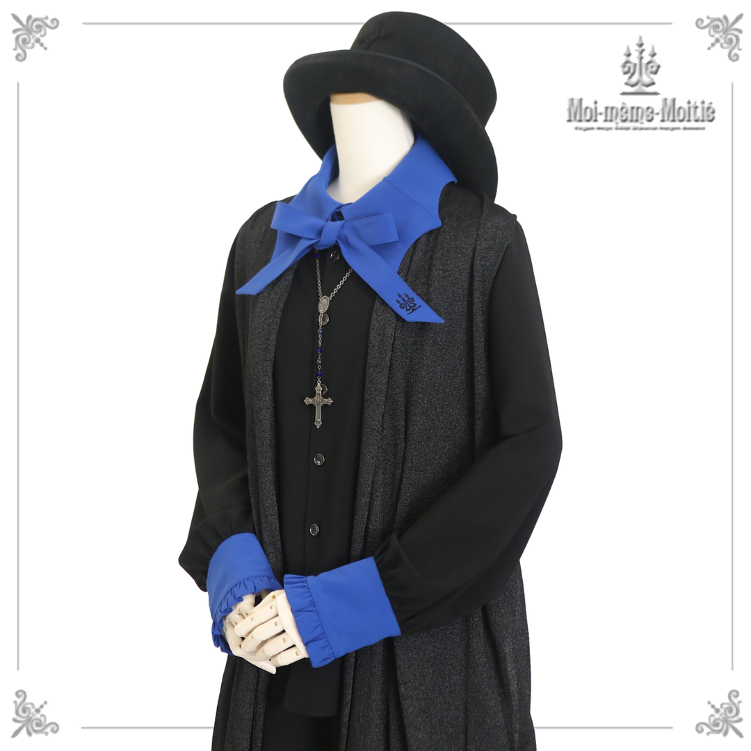 Bat Collar Blouse (Men) | Moi-même-Moitié | Wunderwelt Fleur