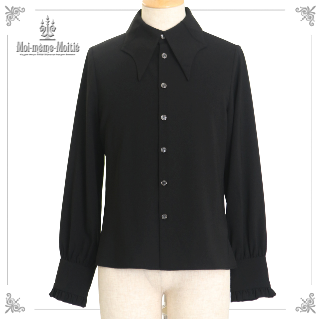 Bat Collar Blouse (Men) | Moi-même-Moitié | Wunderwelt Fleur Bat Collar Blouse (Men) | Moi-même-Moitié | Wunderwelt Fleur