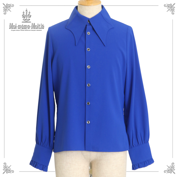 Bat Collar Blouse (Men) | Moi-même-Moitié | Wunderwelt Fleur