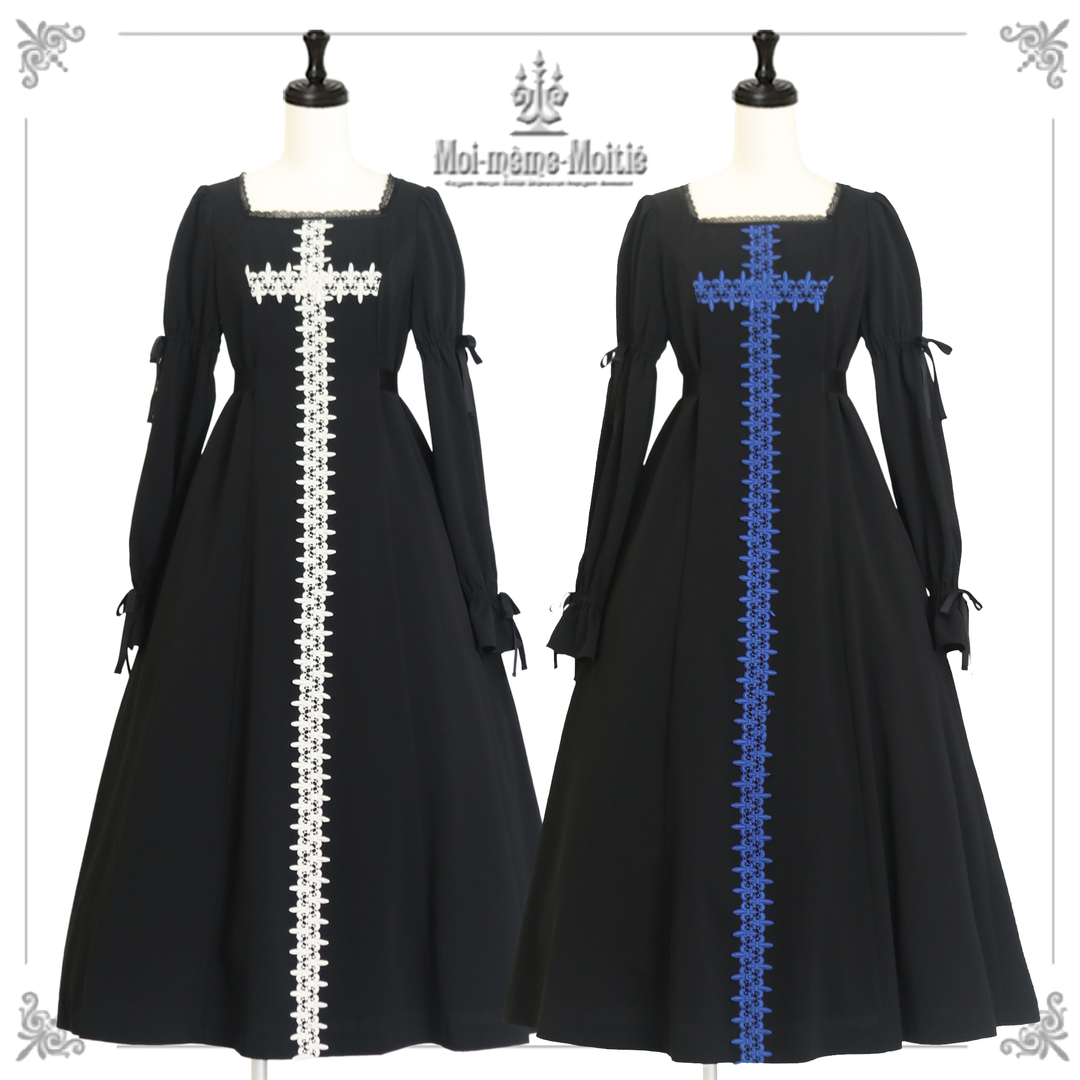 Moi-meme-Moitie Lily十字架レースロングワンピース Lily十字架レースロングワンピース【クーポン対象外】 | Moi