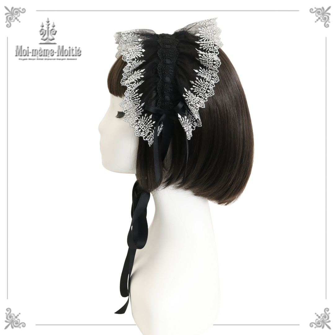 Moi-même-Moitié クラウンレース丸型ヘッドドレス クラウンはしごレースヘッドドレス | Moi-même-Moitié