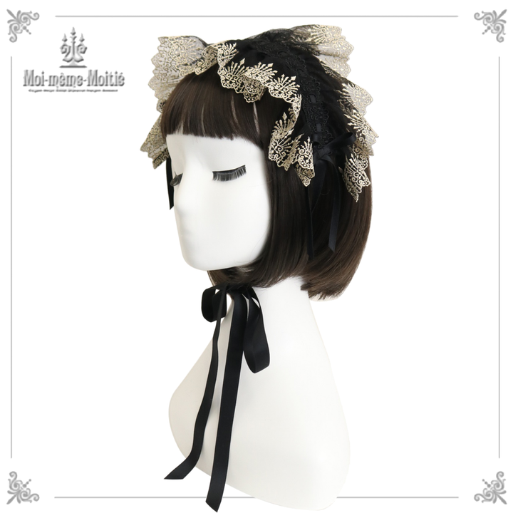 Crown Ladder Lace Headdress | Moi-même-Moitié | Wunderwelt Fleur