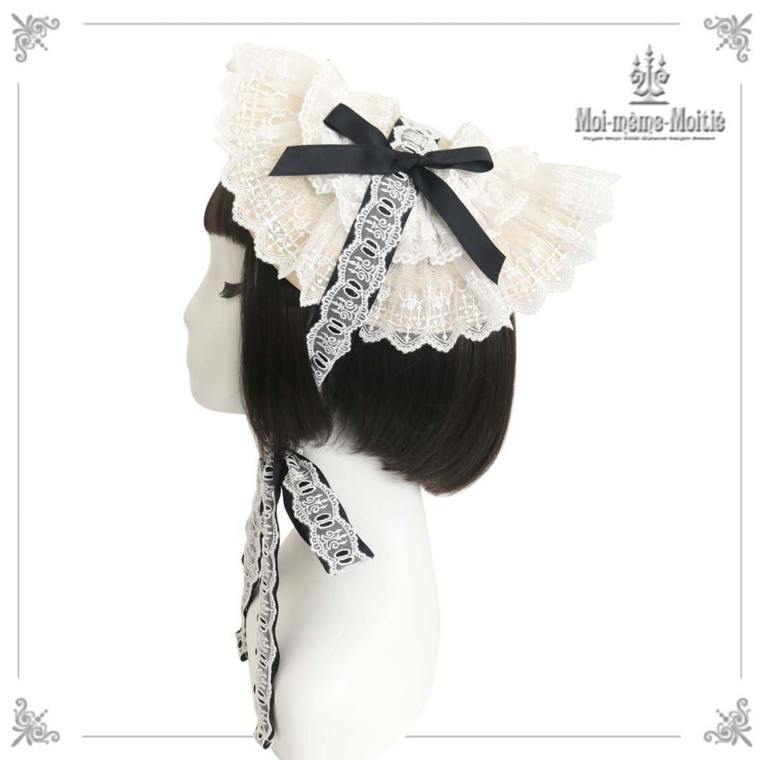 Cross Arch Lace Linen Headdress | Moi-même-Moitié | Wunderwelt
