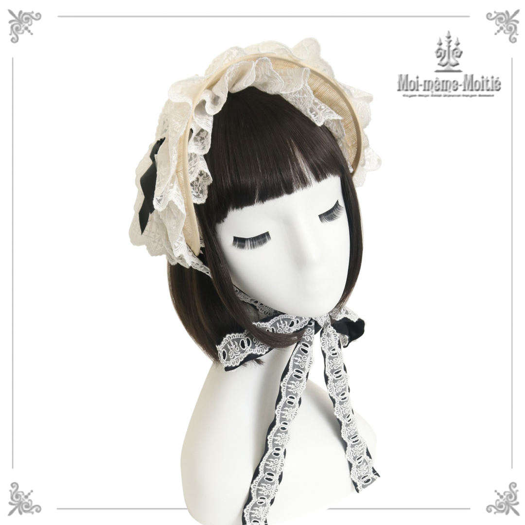 Cross Arch Lace Linen Headdress | Moi-même-Moitié | Wunderwelt