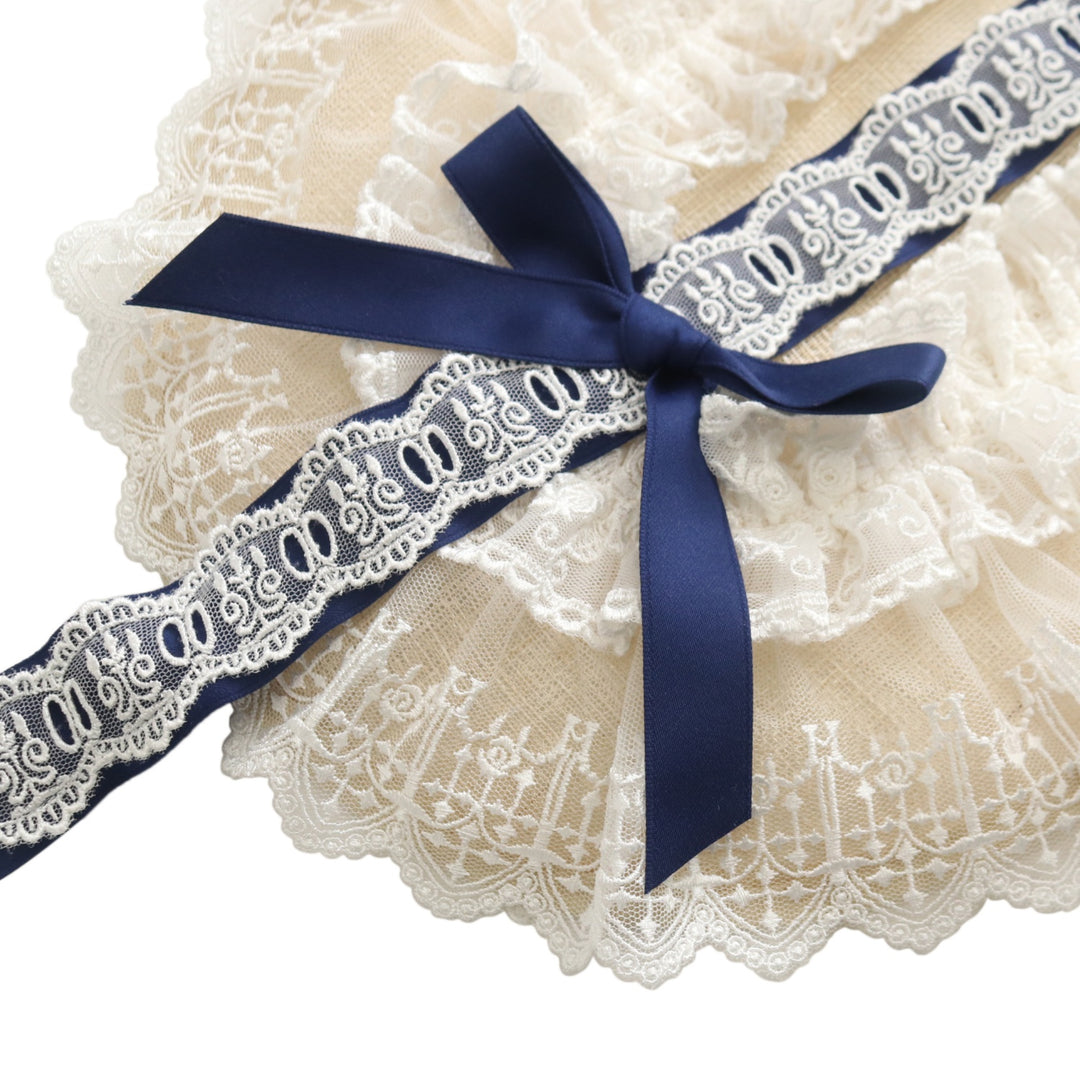 Cross Arch Lace Linen Headdress | Moi-même-Moitié | Wunderwelt