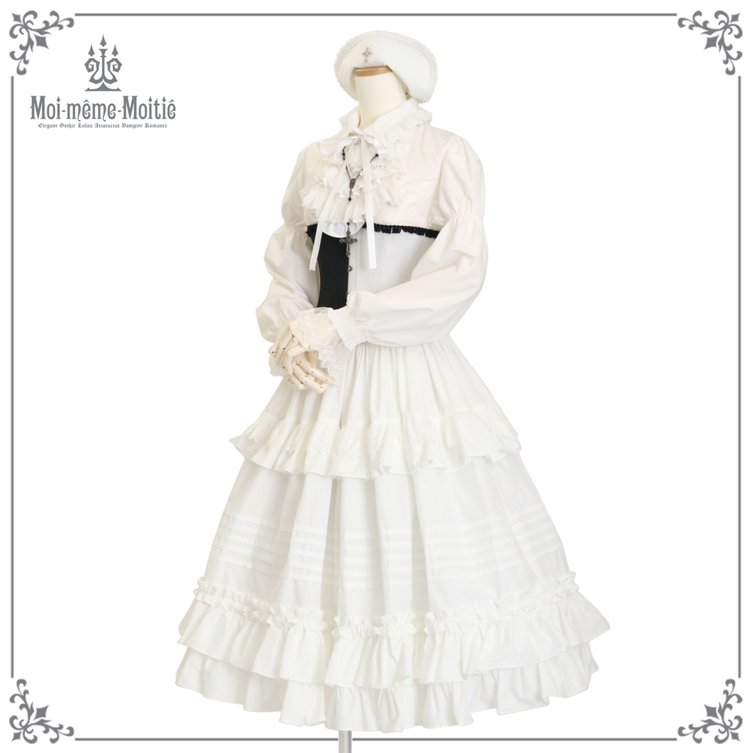 Cross Rose Gardenシャーリングスリーブブラウス | Moi-même-Moitié