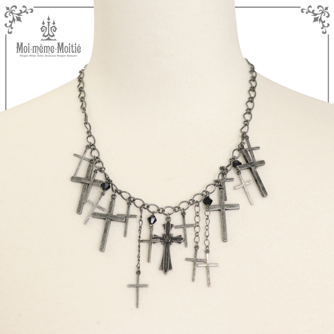 M+ROSE × Cross Necklace | Moi-même-Moitié | Wunderwelt Fleur