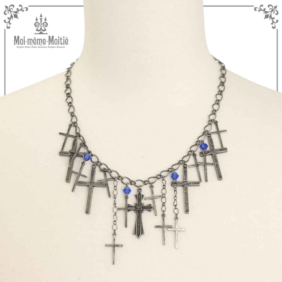 M+ROSE × Cross Necklace | Moi-même-Moitié | Wunderwelt Fleur
