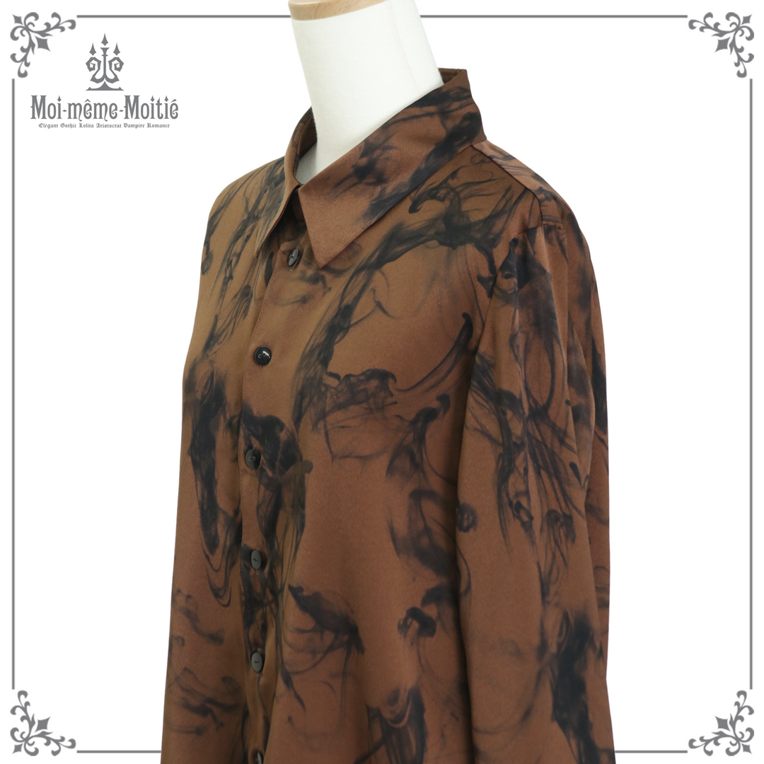 Ink Print Shirt (Men) | Moi-même-Moitié | Wunderwelt Fleur