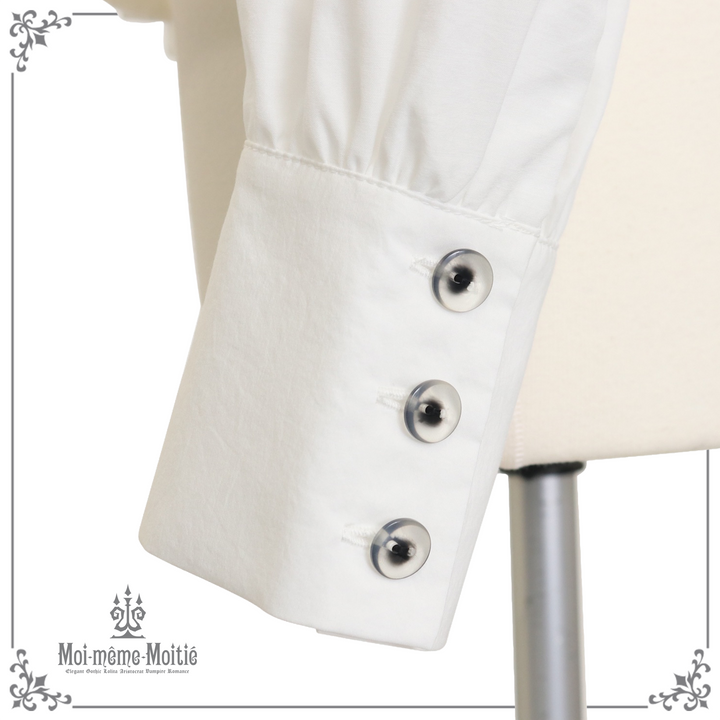 Cross Lace Collar Blouse | Moi-même-Moitié | Wunderwelt Fleur