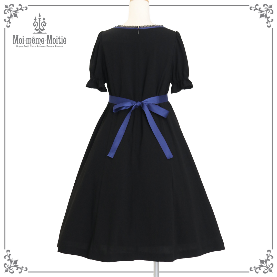 Rose Cross Lace Puff Sleeve OP (Medium Length) | Moi-même-Moitié Rose Cross Lace Puff Sleeve OP (Medium Length) | Moi-même-Moitié