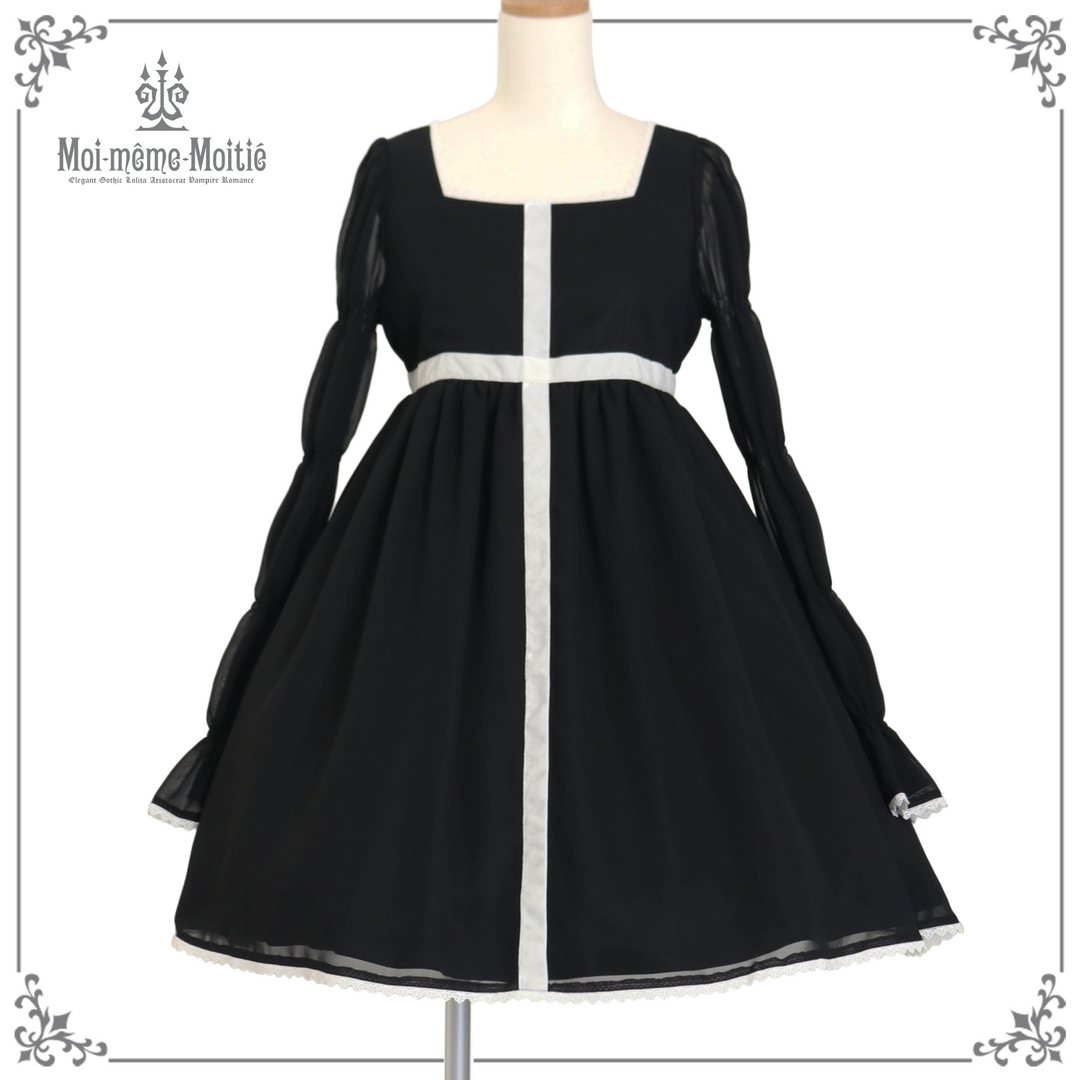Velvet Cross Dress (Mini) | Moi-même-Moitié | Wunderwelt Fleur