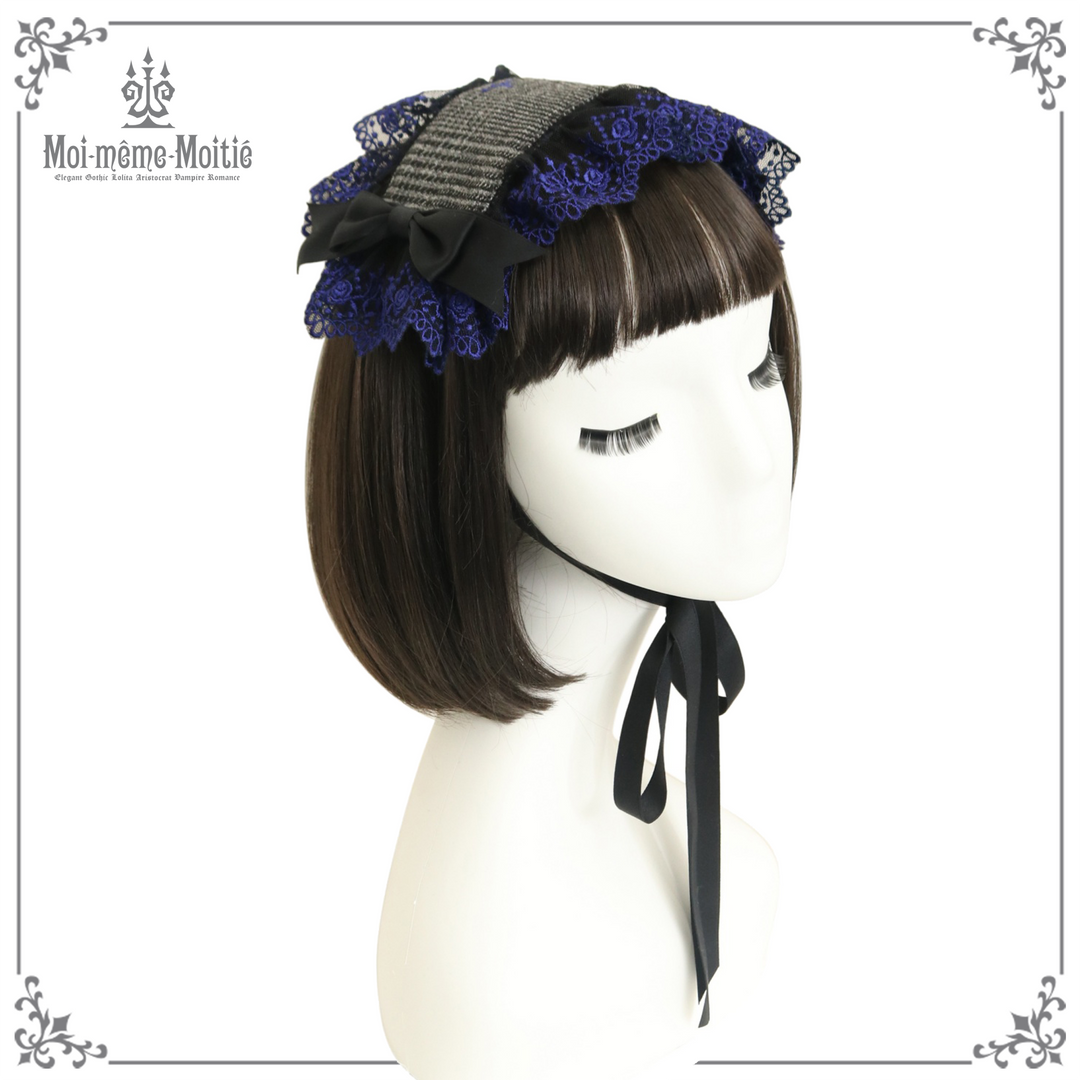 グレンチェックヘッドドレス | Moi-même-Moitié | ロリータ ゴスロリ