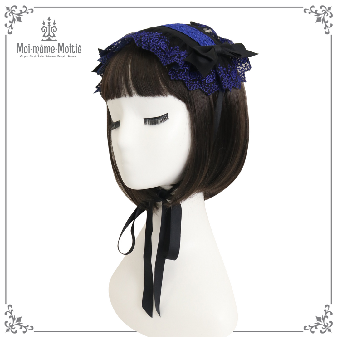 Cross Rose Garden Lace Headdress | Moi-même-Moitié | Wunderwelt