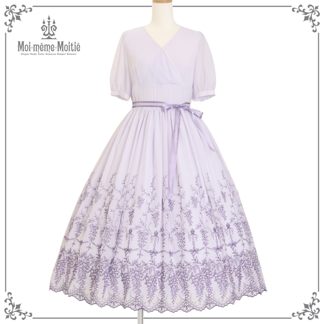 Wisteria Graceカシュクールロングワンピース【クーポン対象外】 | Moi