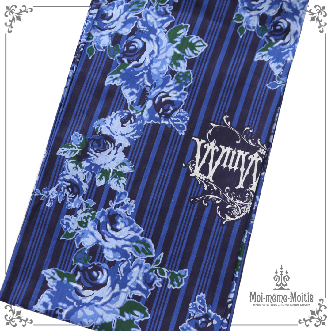Royal Blue Rose Yukata SET | Moi-même-Moitié | Wunderwelt Fleur