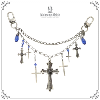 再入荷】クリアジュエル十字架ペンダント【クーポン対象外】 | Moi