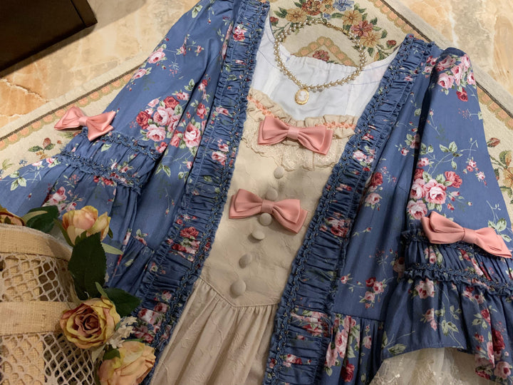 Rippling Blossoms Rococo Dress [long length] | AmaStacia