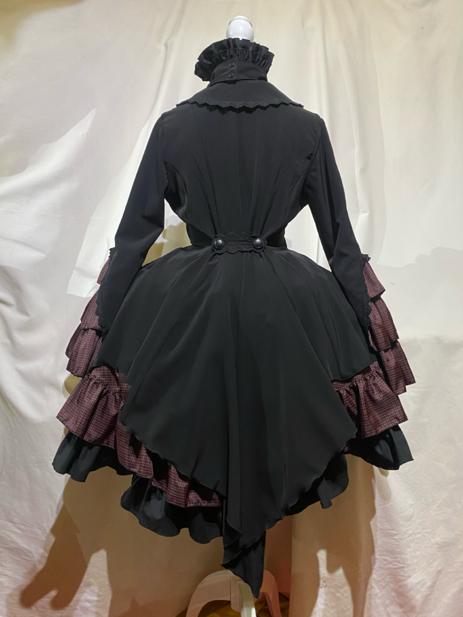 ◇L_LLサイズ◇編み上げ巻きフリルスカート | MARBLE | ロリータ