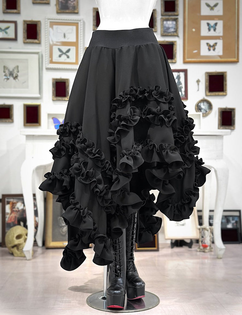 hm Asymmetrical Skirt (shell/ Black) | Na+H | Wunderwelt Fleur