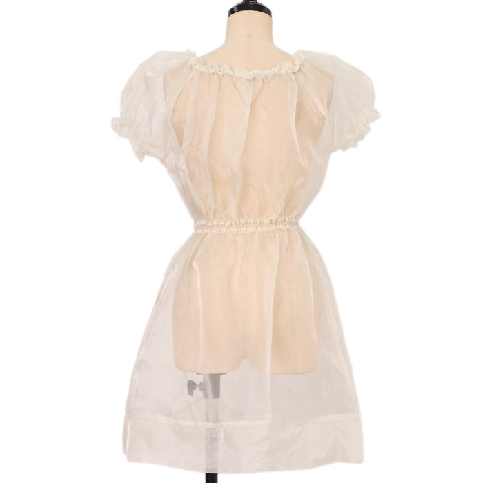 新品 Katie オーガンジーワンピース ꒰ 新品 ꒱ Katie オーガンジーワンピース pink ♡