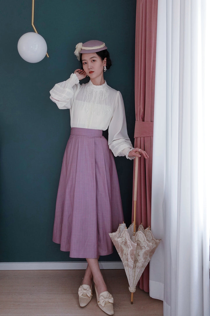 vintage 花柄　スカート　itimi luik 郊外　otoe rose Pace of the Wind Set Skirt [long length] | AmaStacia