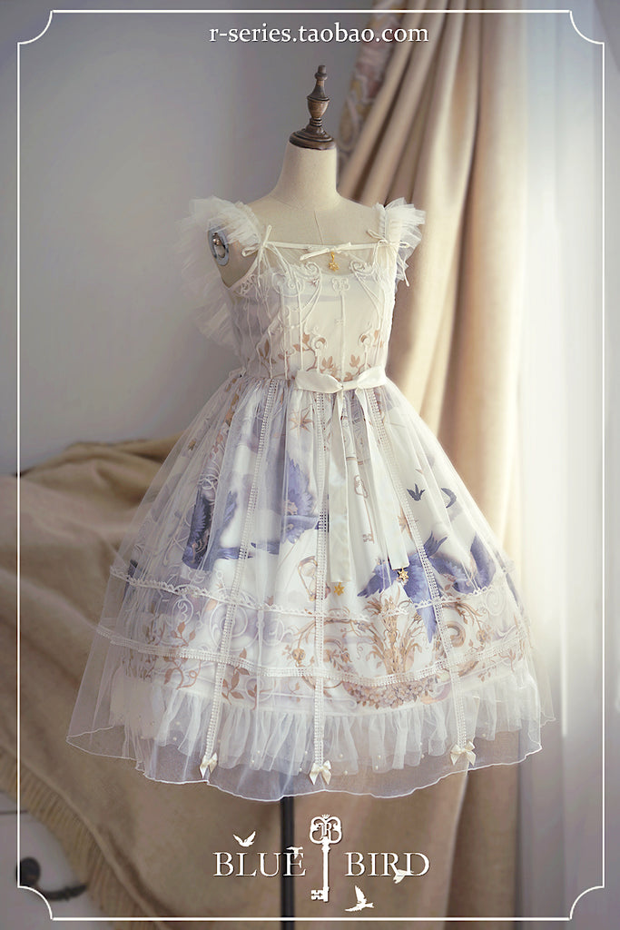 R-SERIES♡BLUE BIRD ジャンパースカート R-SERIES♡BLUE BIRD ジャンパースカート