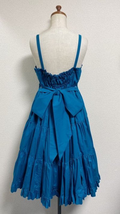 胸ギャザージャンパースカート【ブルー】 | PhysicalDrop | ロリータ