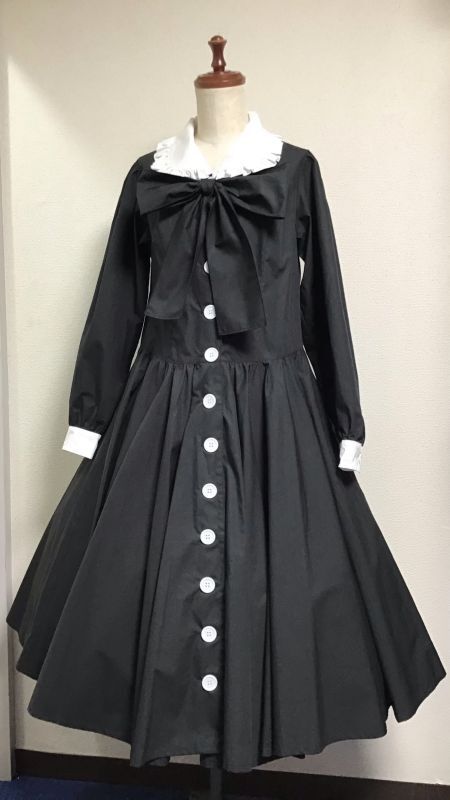 LIEF×PhysicalDrop☆いちごストライプ柄レトロワンピース☆ロリィタ LIEF×PhysicalDrop☆いちごストライプ柄レトロワンピース