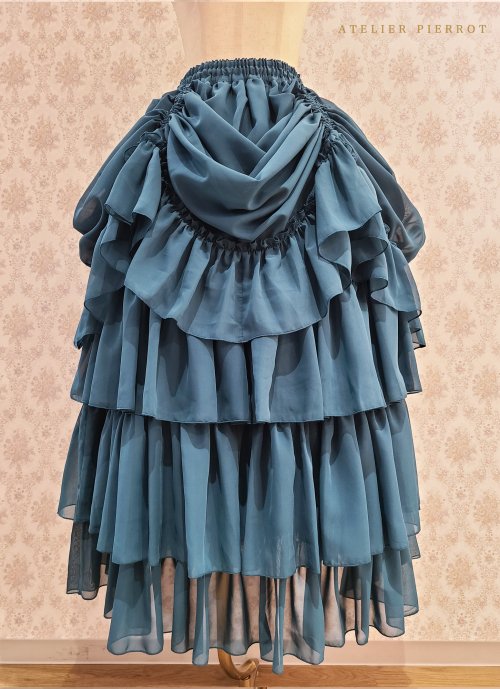 Long Bustle Skirt | ATELIER-PIERROT | Wunderwelt Fleur - Online  