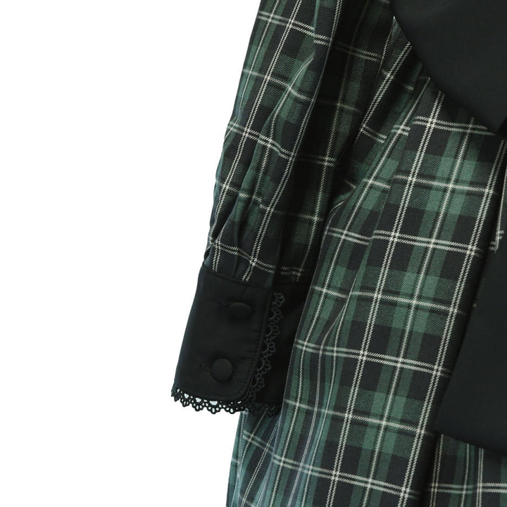 クラシカルチェックワンピース | Sheglit | ロリータ ゴスロリ