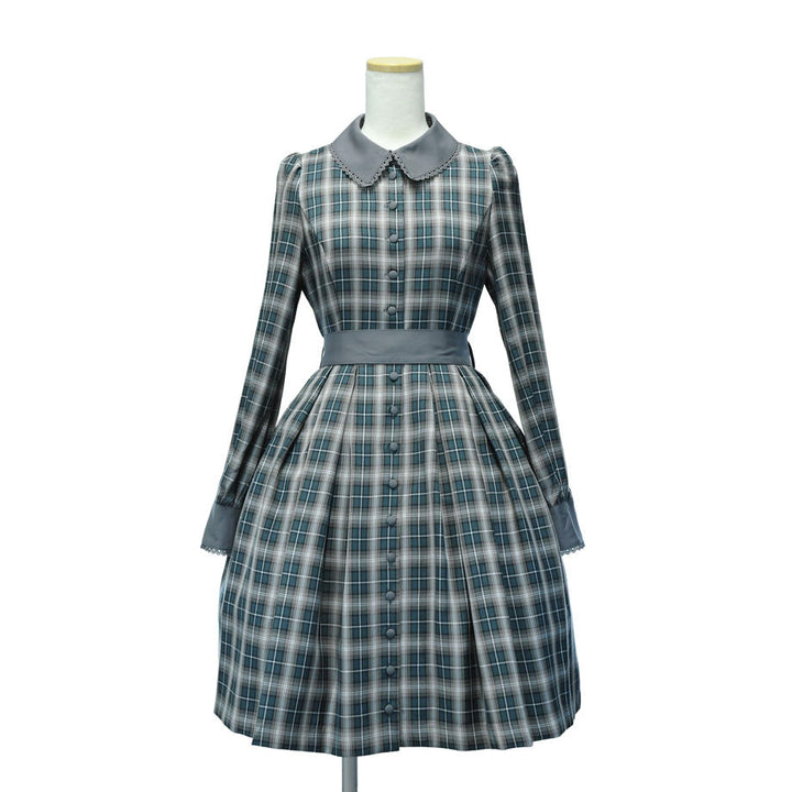 クラシカルチェックワンピース | Sheglit | ロリータ ゴスロリ