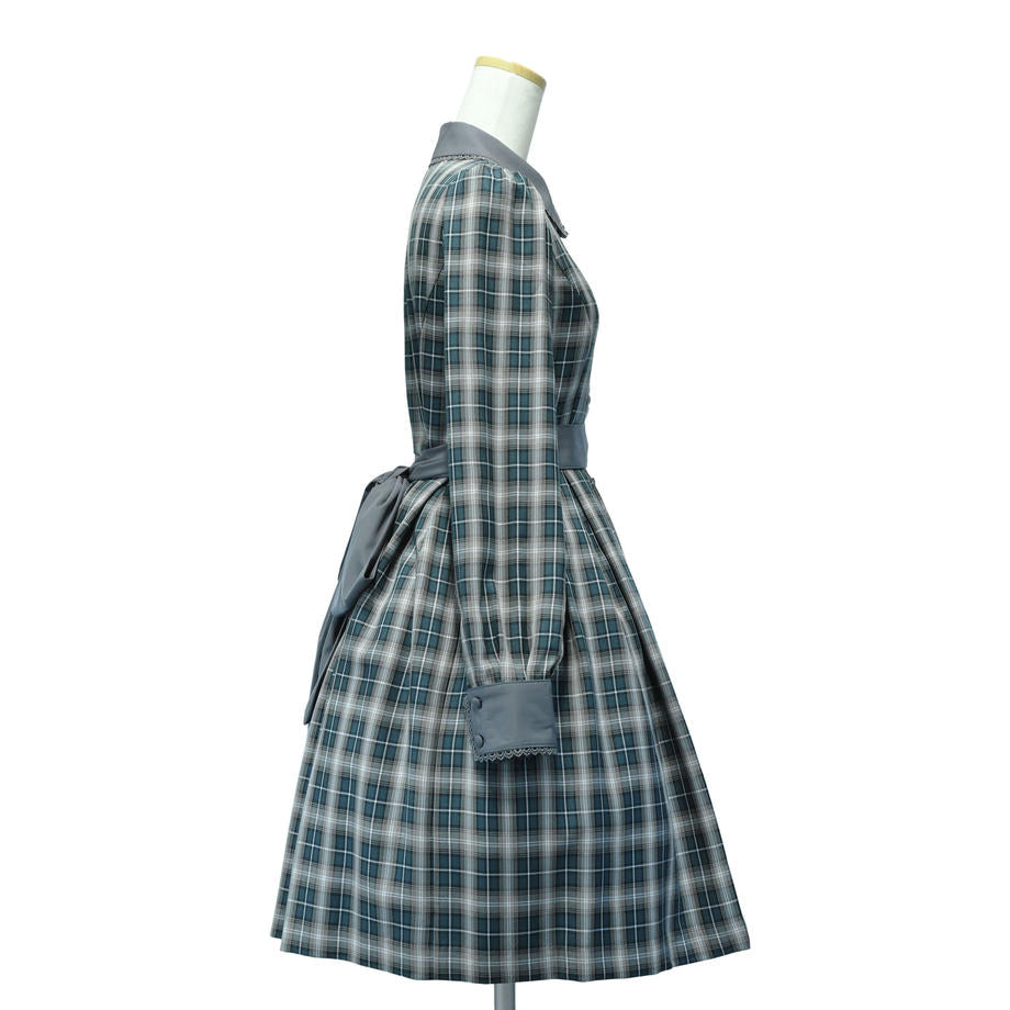 sheglit　クラシカルチェックワンピース USED】【Mサイズ】クラシカルチェックワンピース| Sheglit Wunderwelt