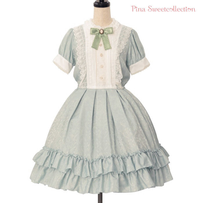 ローズジャガードワンピース【半袖】 | Pina sweetcollection  