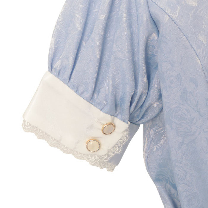 Rose Jacquard Short Sleeve OP | Pina sweetcollection