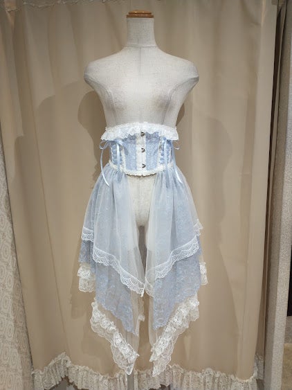 TIERED LACE TAIL VERY SHORT CORSET | MAJOH | Wunderwelt Fleur