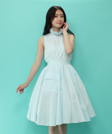 Lycoris radiata Tulle Skirt (Blue) | Atelier 17 | Wunderwelt