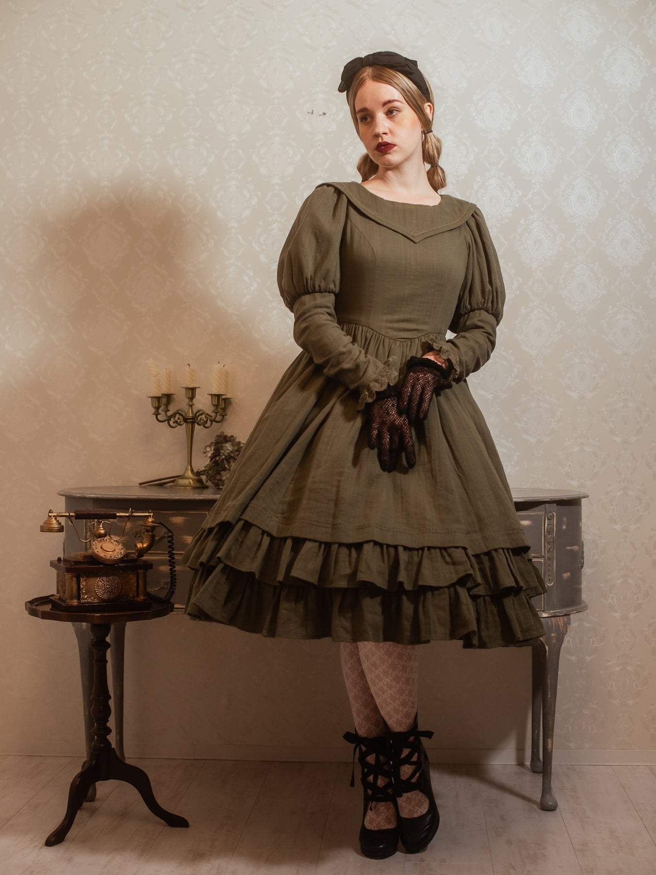 取寄せ】コラプションガーゼドレス(ショート) | Victorian maiden