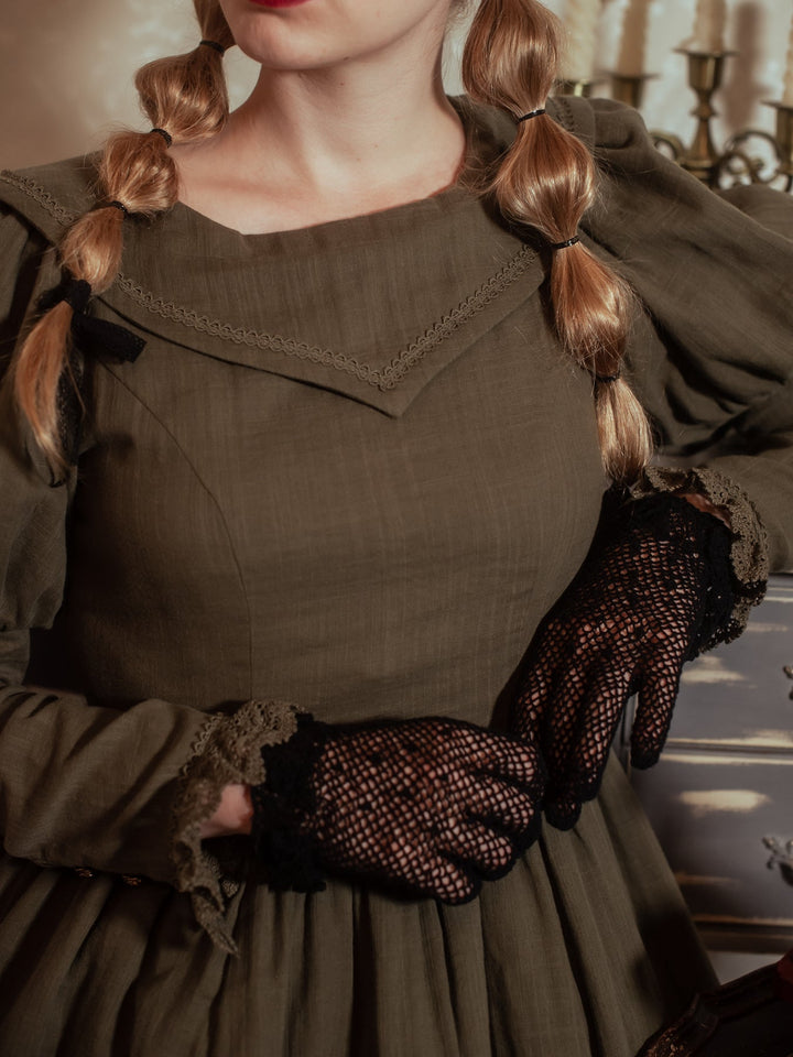 試着のみ コラプションガーゼドレス Victorian maiden Corruption Gauze OP by Victorian Maiden