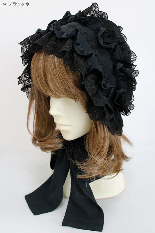 Relax Lacey Bonnet | Victorian maiden | Wunderwelt Fleur - Online