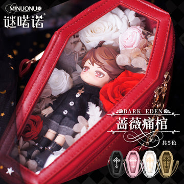 送料無料 百貨店 薔薇痛棺』コフィン型痛ショルダーバッグ | ロリータ | Minuonuo バッグ