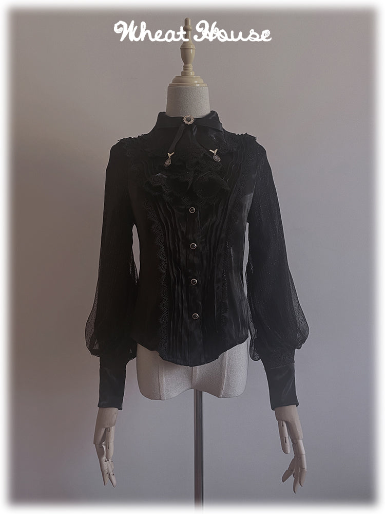 蒼穹の荘園ジャボ付きブラウス | Wheat House | ロリータ ゴスロリ