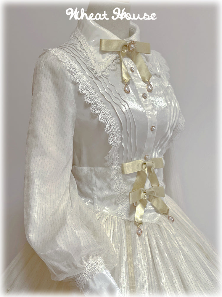 蒼穹の荘園ジャボ付きブラウス | Wheat House | ロリータ ゴスロリ