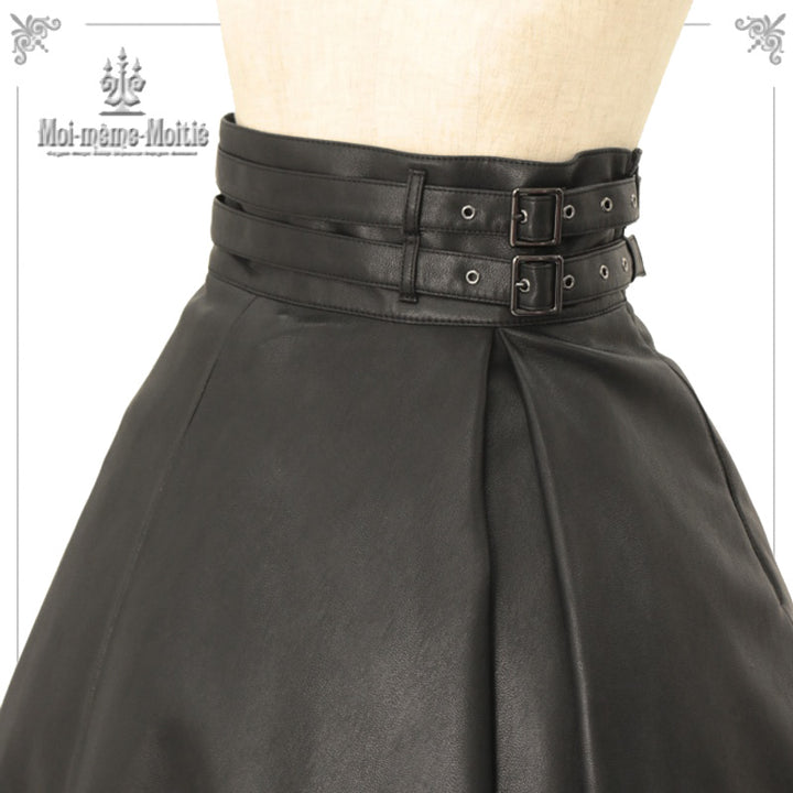 クロスローズ合皮スカート | Moi-même-Moitié | Wunderwelt Fleur  