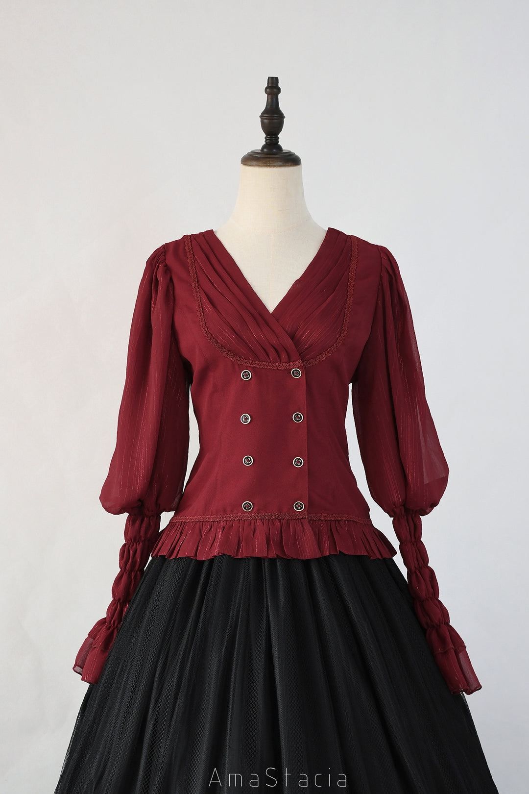eimy istoire - josemoon eimy ジョゼムーン DROP RUFFLE BLOUSE