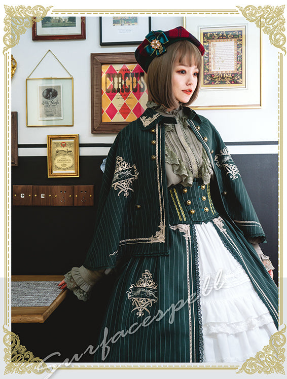 Unfinished 刺繍ケープ | Surfacespell | ロリータ ゴスロリ ゴシック